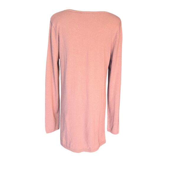 J Jill Rosewood Ribbed Side Sweater Women's Size Small - Picture 2 of 6